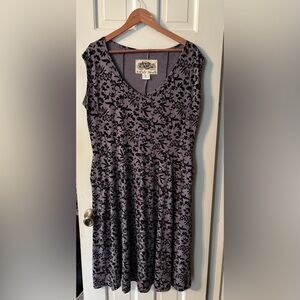 Effie’s Heart knit dress. XL, purple